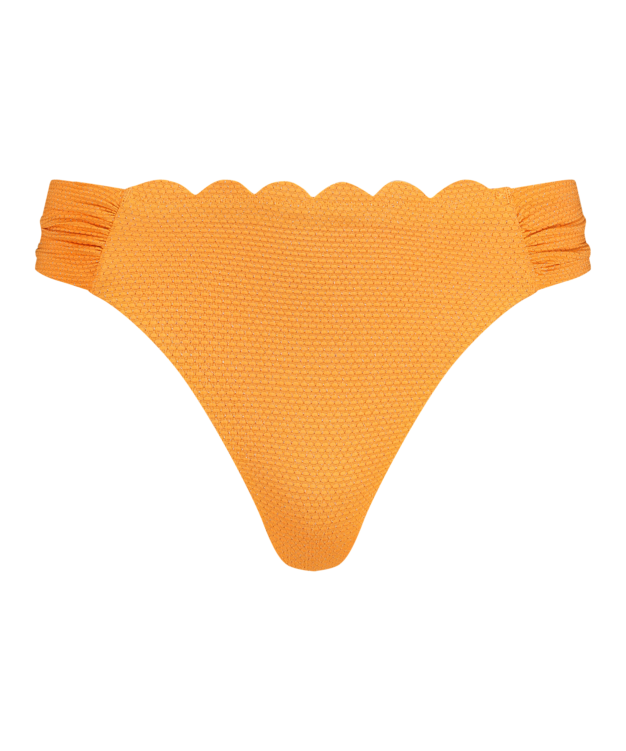 Bikinitrusse Scallop Lurex, Orange, main