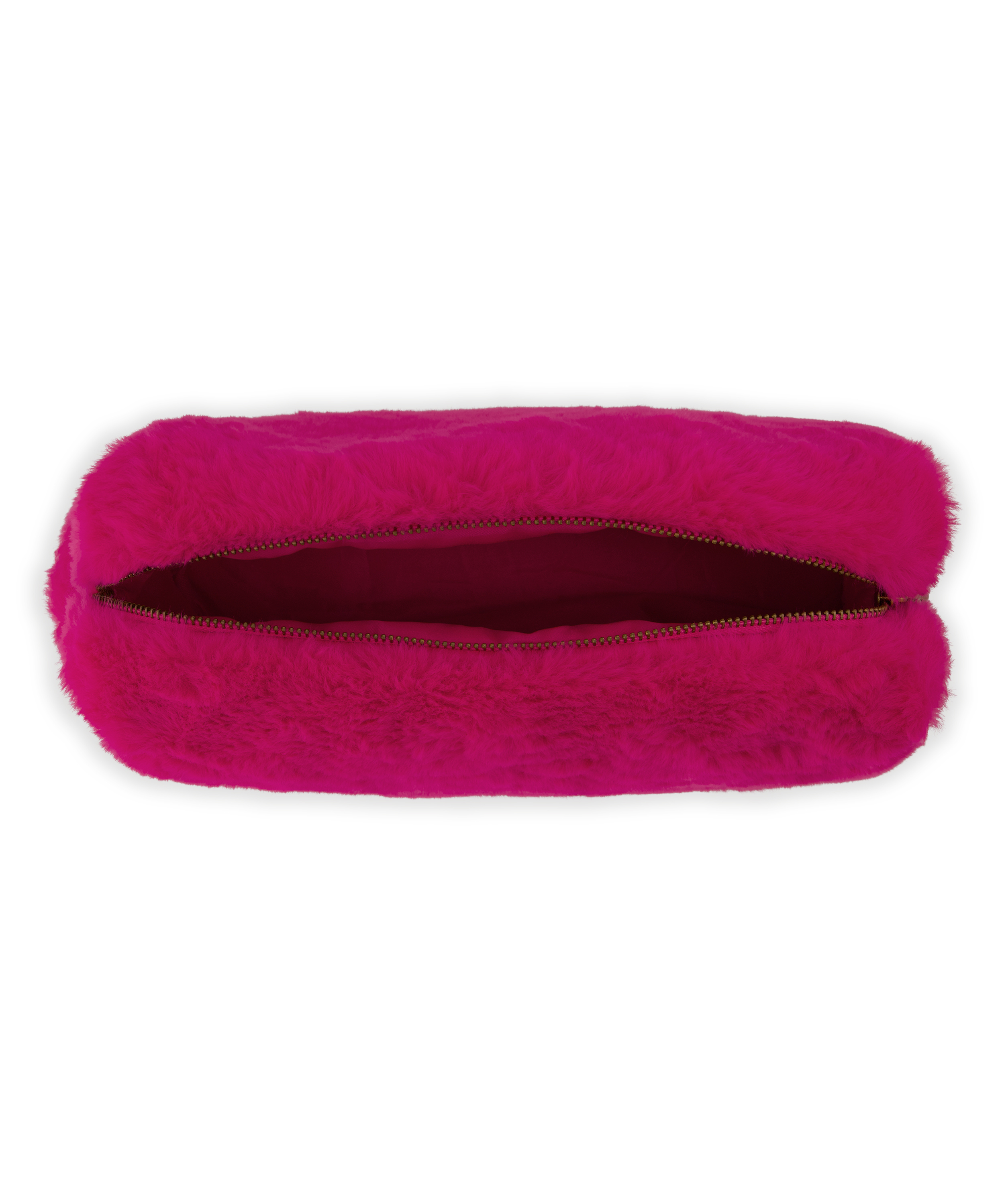 Makeup-taske Fake fur, pink, main
