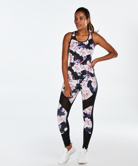 HKMX Sport slim fit tank top, Sort