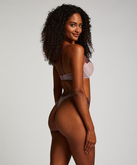 Formstøbt bøjle-bh Lace & Shine, Lilla