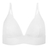 Bralette i bomuld, Hvid