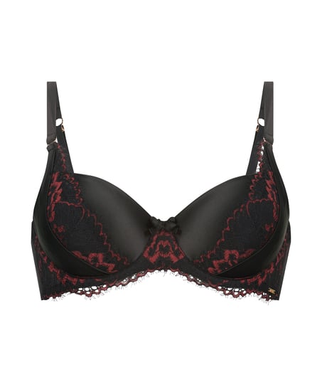 Formstøbt bøjle-bh Silke, Sort