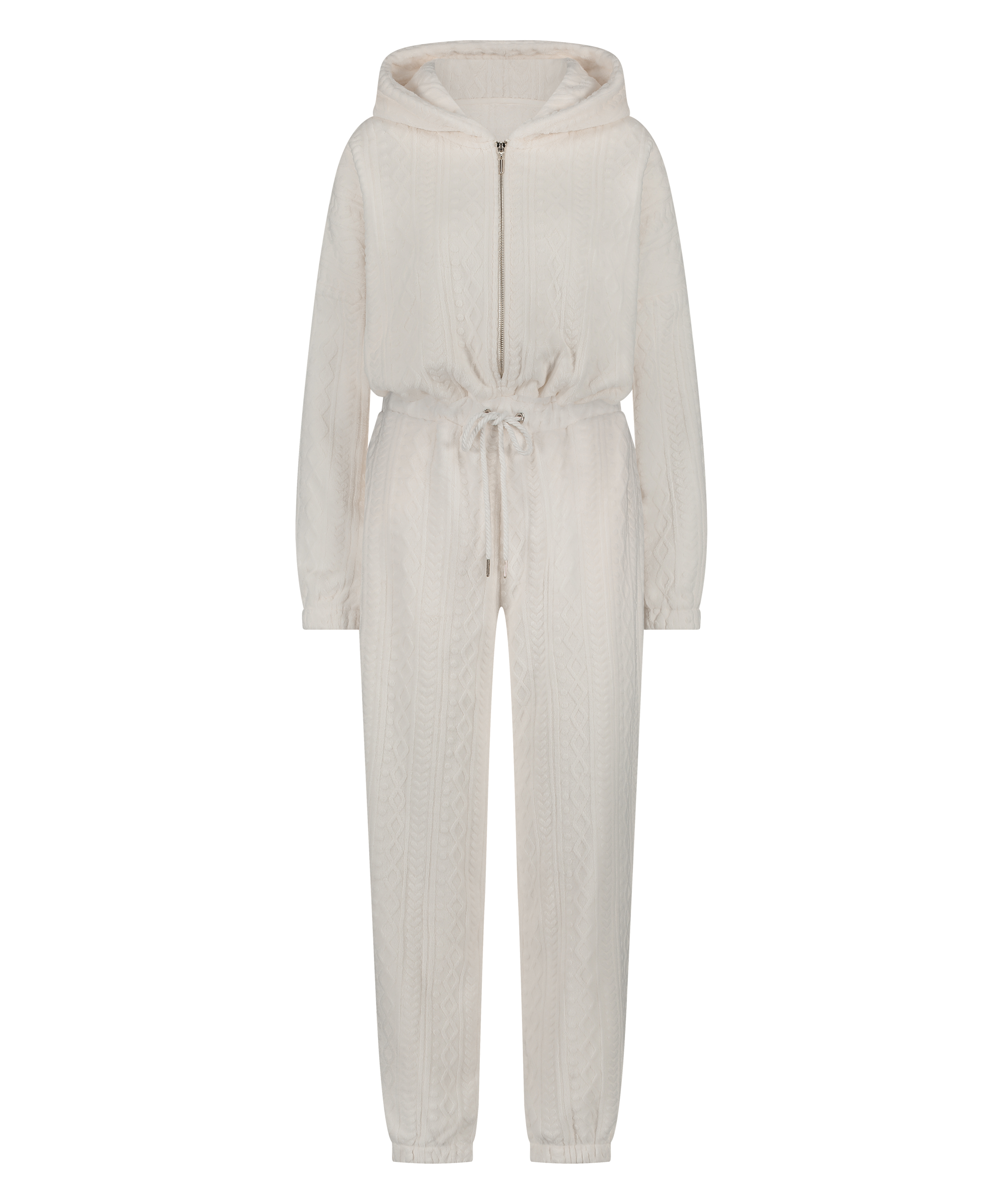 Onesie Fleece, Hvid, main