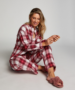 Pyjamasbukser af flonel, pink