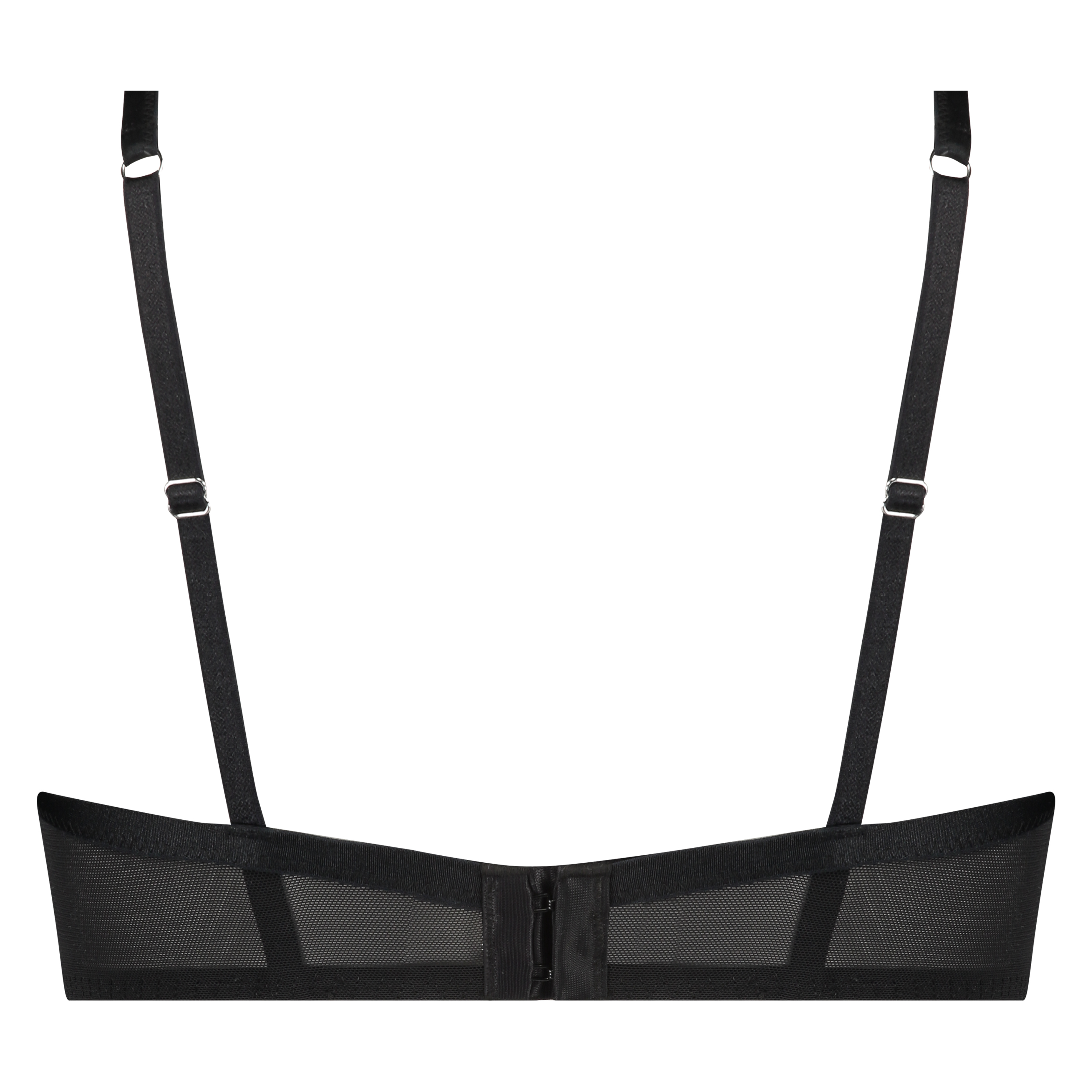 Formstøbt bøjle-bh med halv skål Cardi, Sort, main