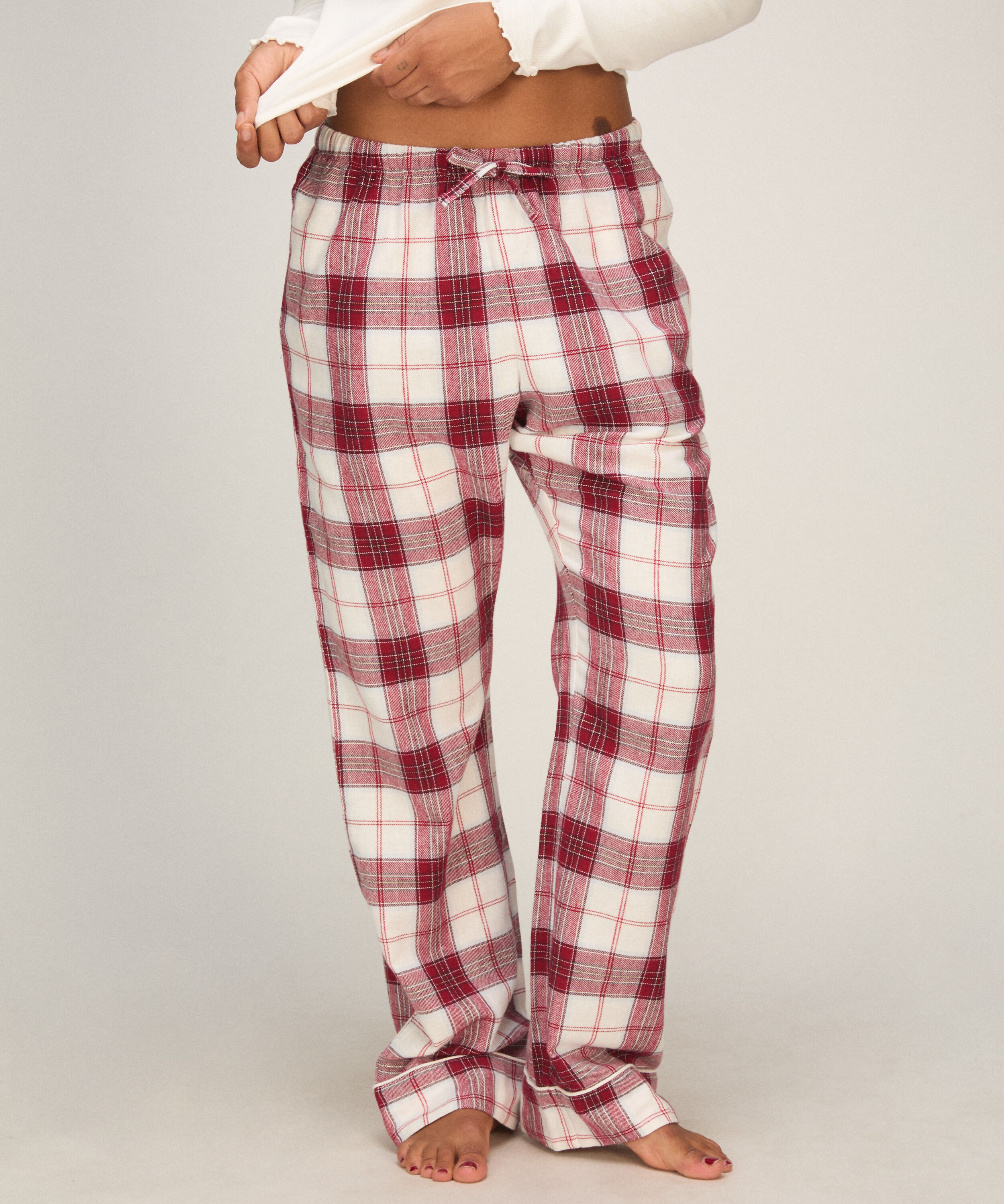 Tall Pyjamasbukser af flanell