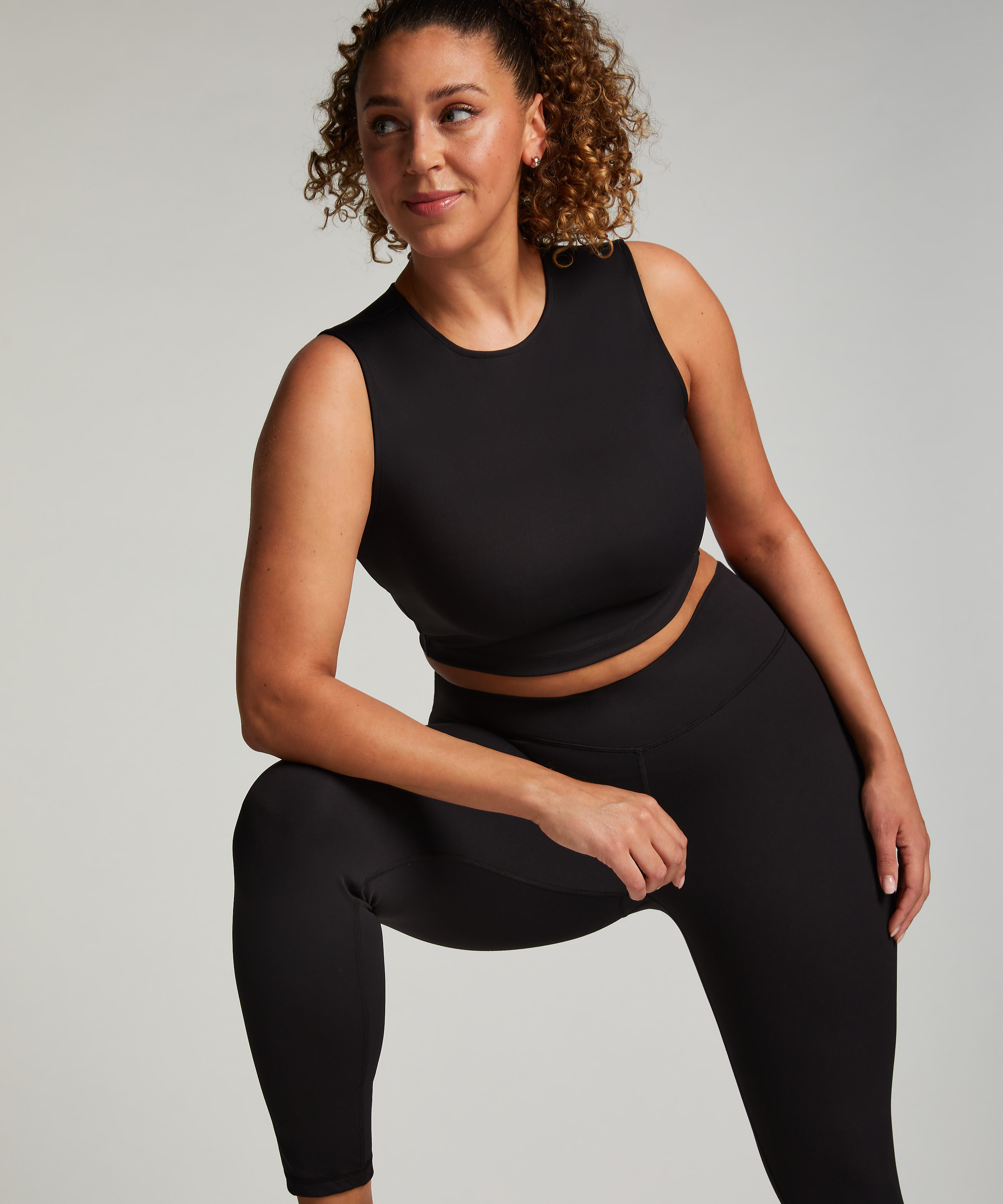 HKMX Sports top, Sort, main