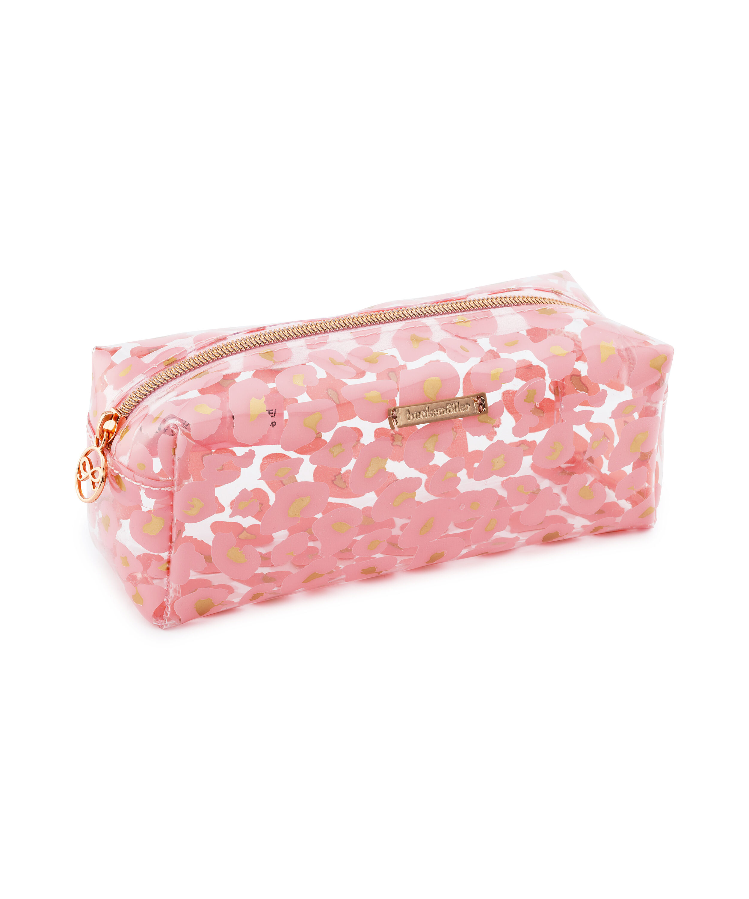 Leopard makeuptaske, pink