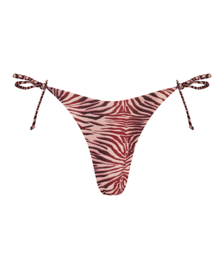 Bikinitrusse med høj benudskæring Brazil, rød