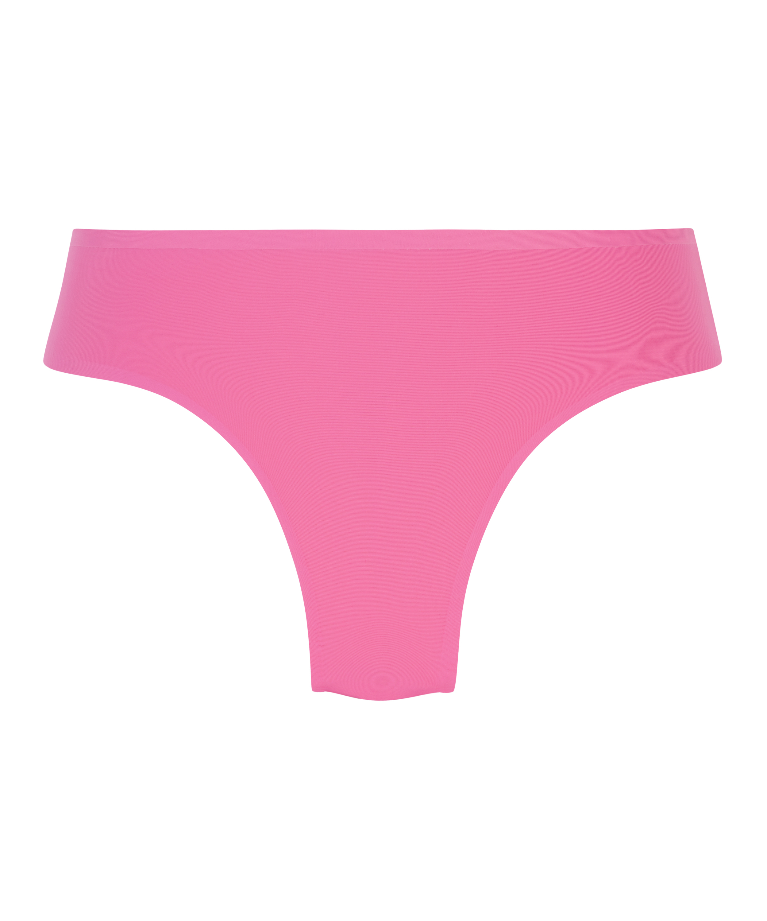 Usynlig brasiliansk trusse Lace Back, Lyserød, main