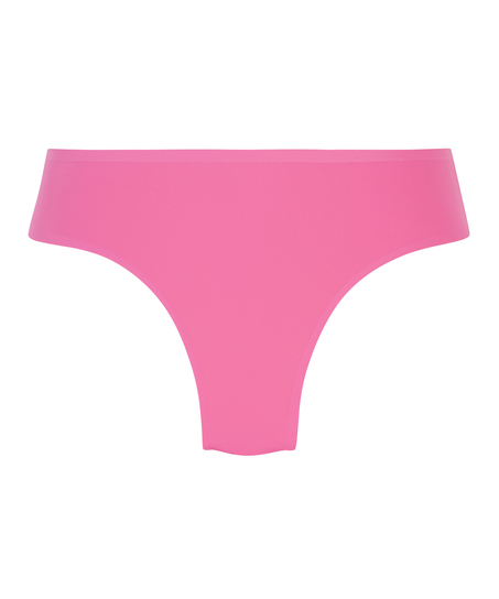 Usynlig brasiliansk trusse Lace Back, Lyserød