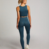 HKMX High waisted sømløse sportsleggings, Grøn