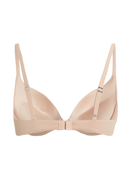 Formstøbt pushup-bøjle-bh Smooth, Beige