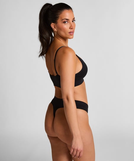 Dide trekantsbralette, Sort