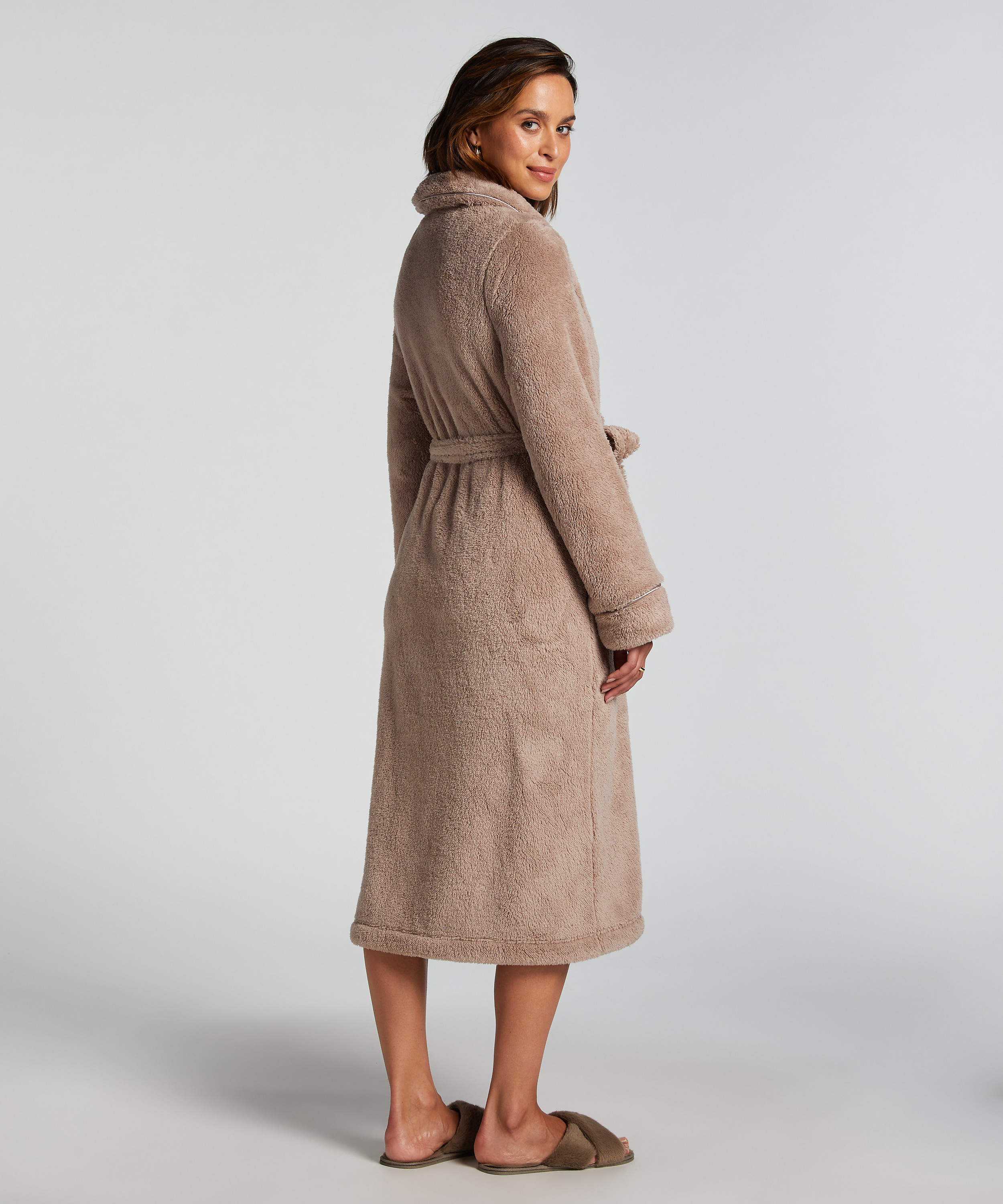 Badekåbe Fleece, Beige, main
