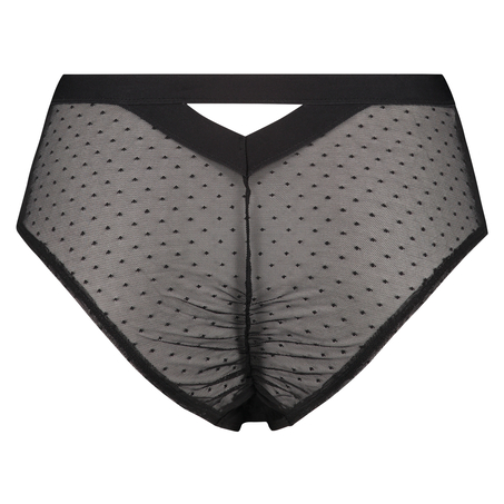 H&oslash;j brasiliansk trusse Amelia, sort