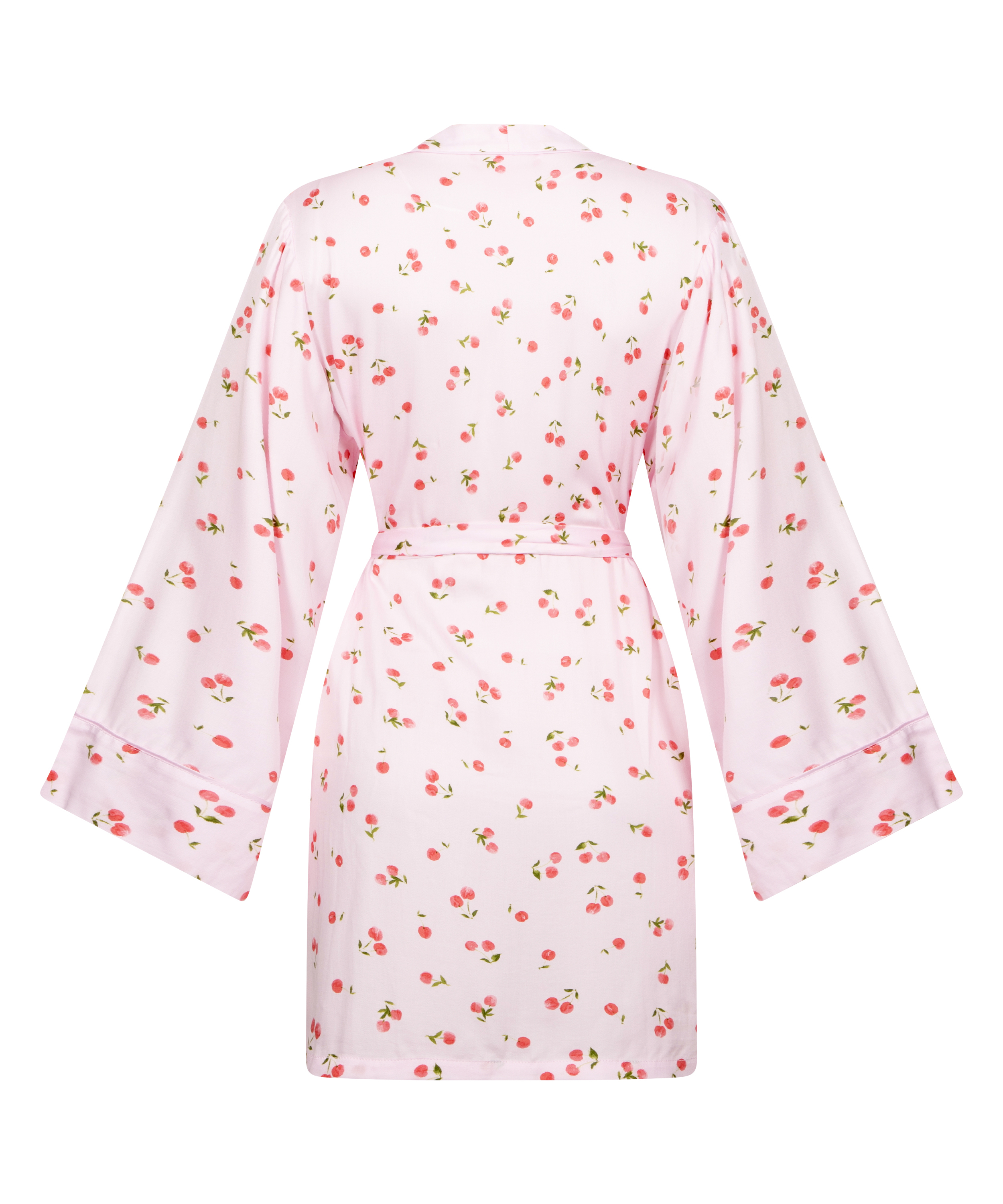 Satin kimono, Lyserød, main