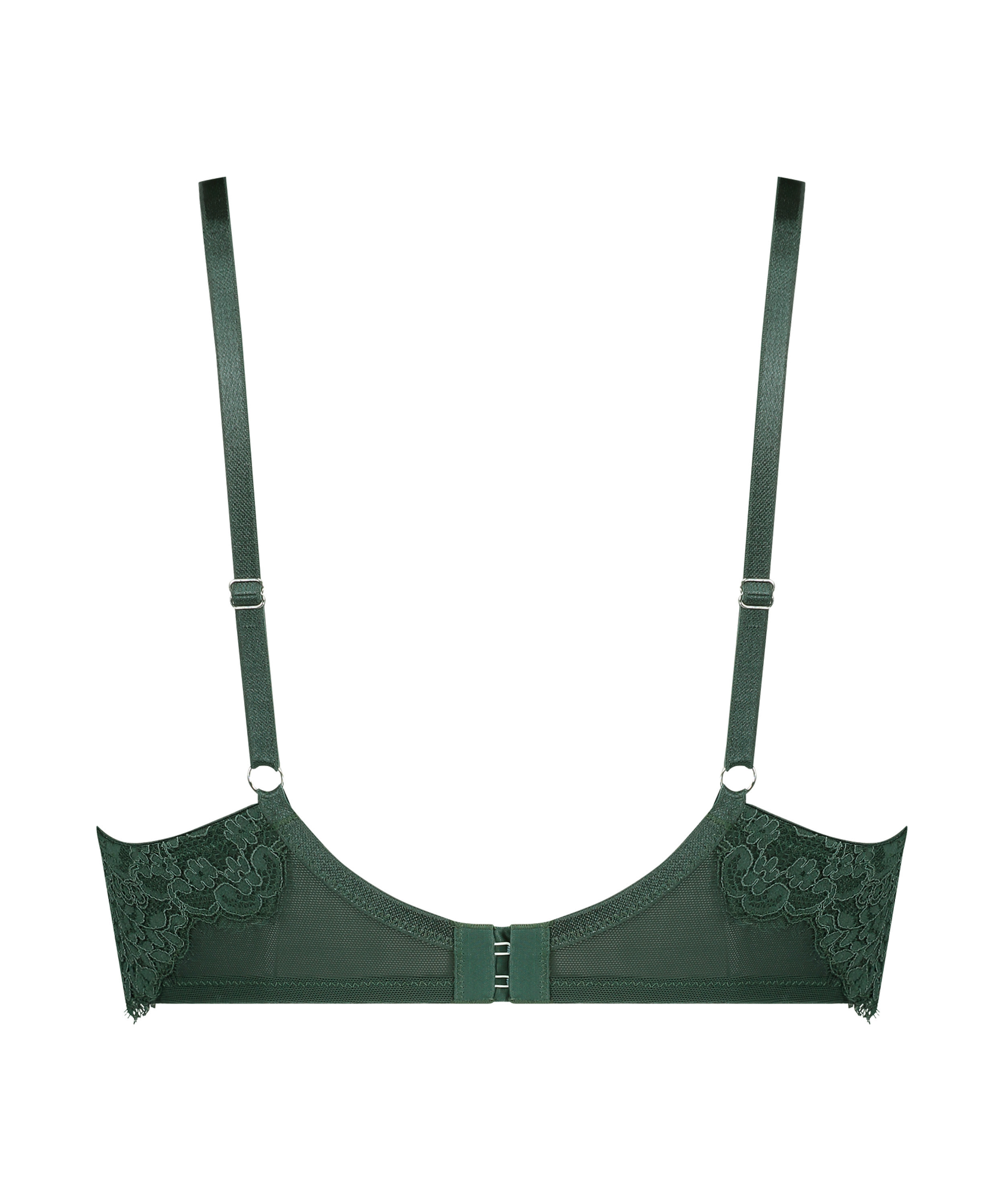 Ikke-formstøbt bøjle-bh Pauline, Grøn, main