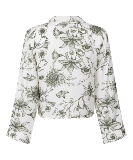 Pyjamatop Storylover, Hvid