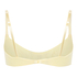 Pointelle bralette, Gul