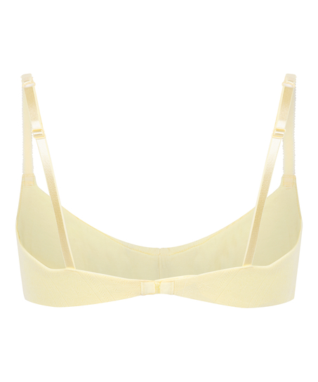 Pointelle bralette, Gul