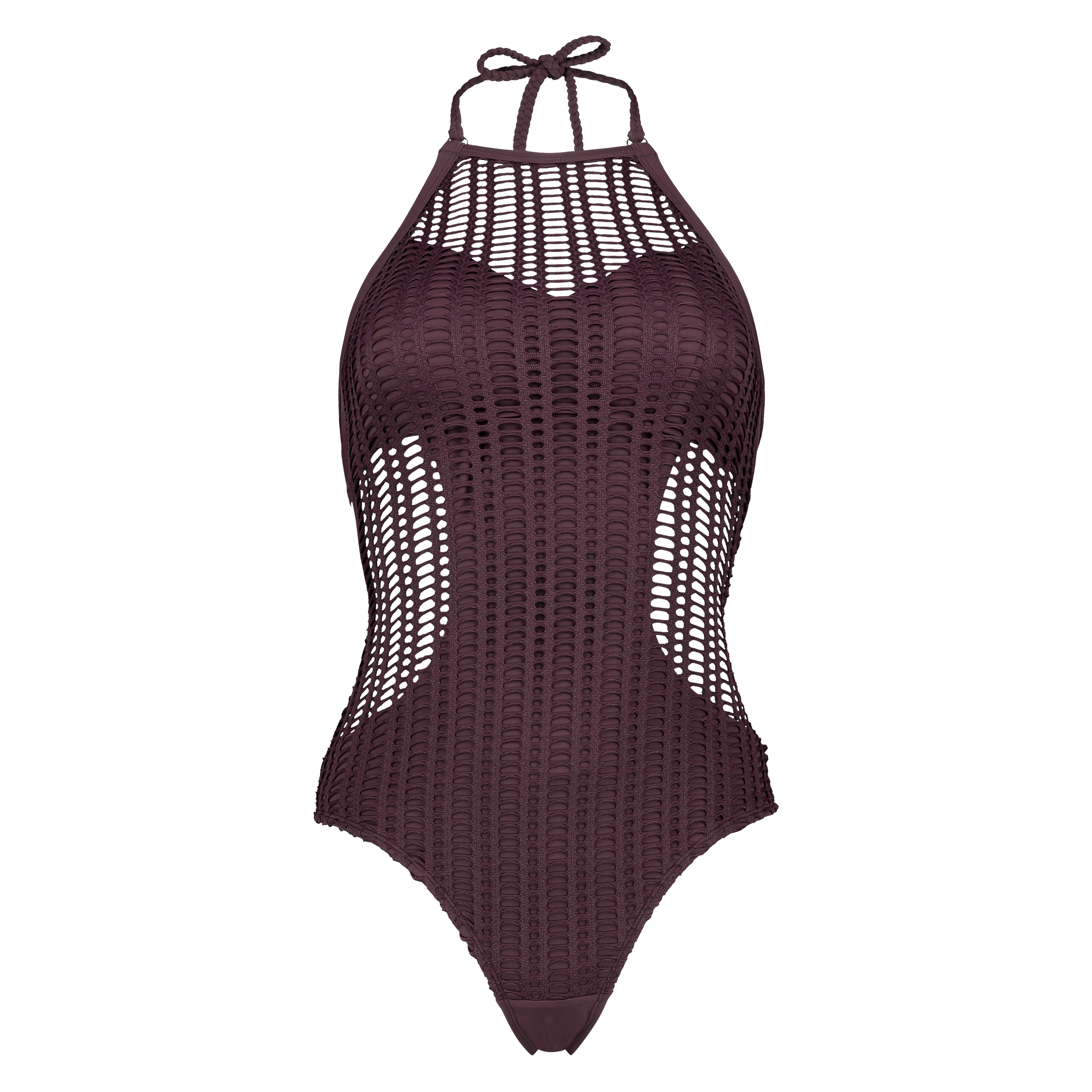Borneo Mesh badedragt, lilla, main