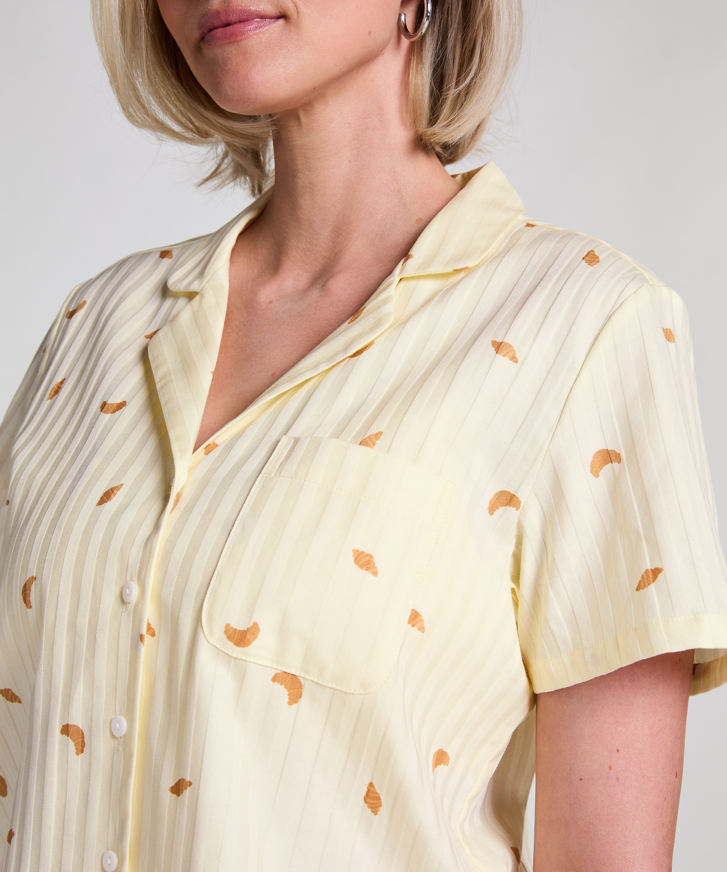 Jakke i bomuld, Gul, main