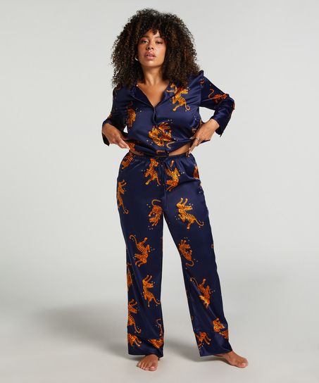 Satinbukser, Bl&aring;