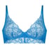 Ikke-formstøbt longline bøjle-bh Anya, Blå