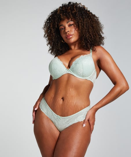 Formstøbt bøjle-bh Ida, Grøn