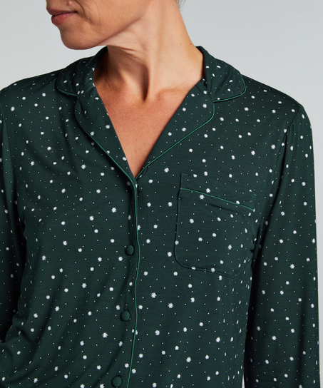 Langærmet jerseyjakke Essential, Grøn