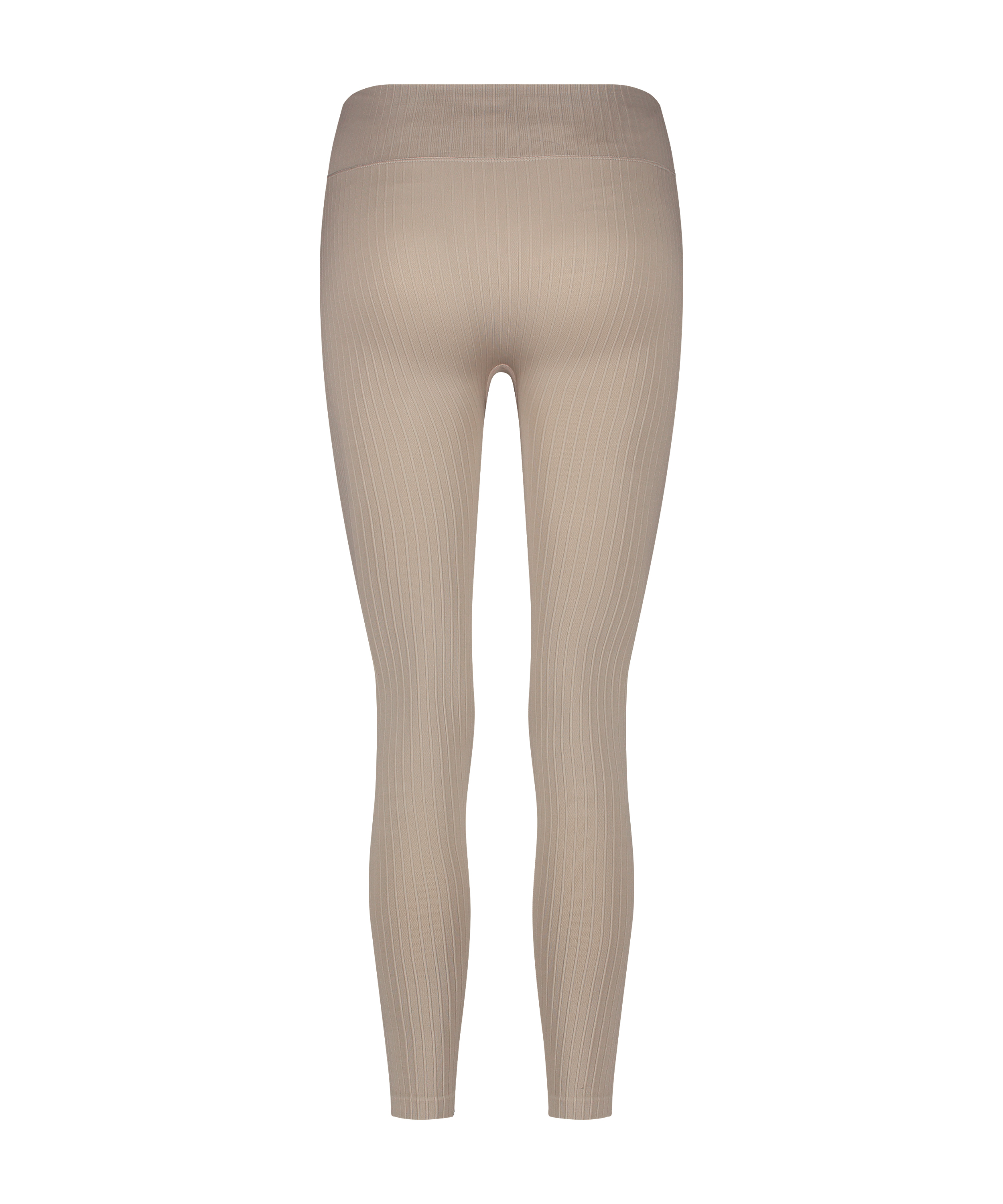 HKMX High waisted sømløse sportsleggings, Beige, main