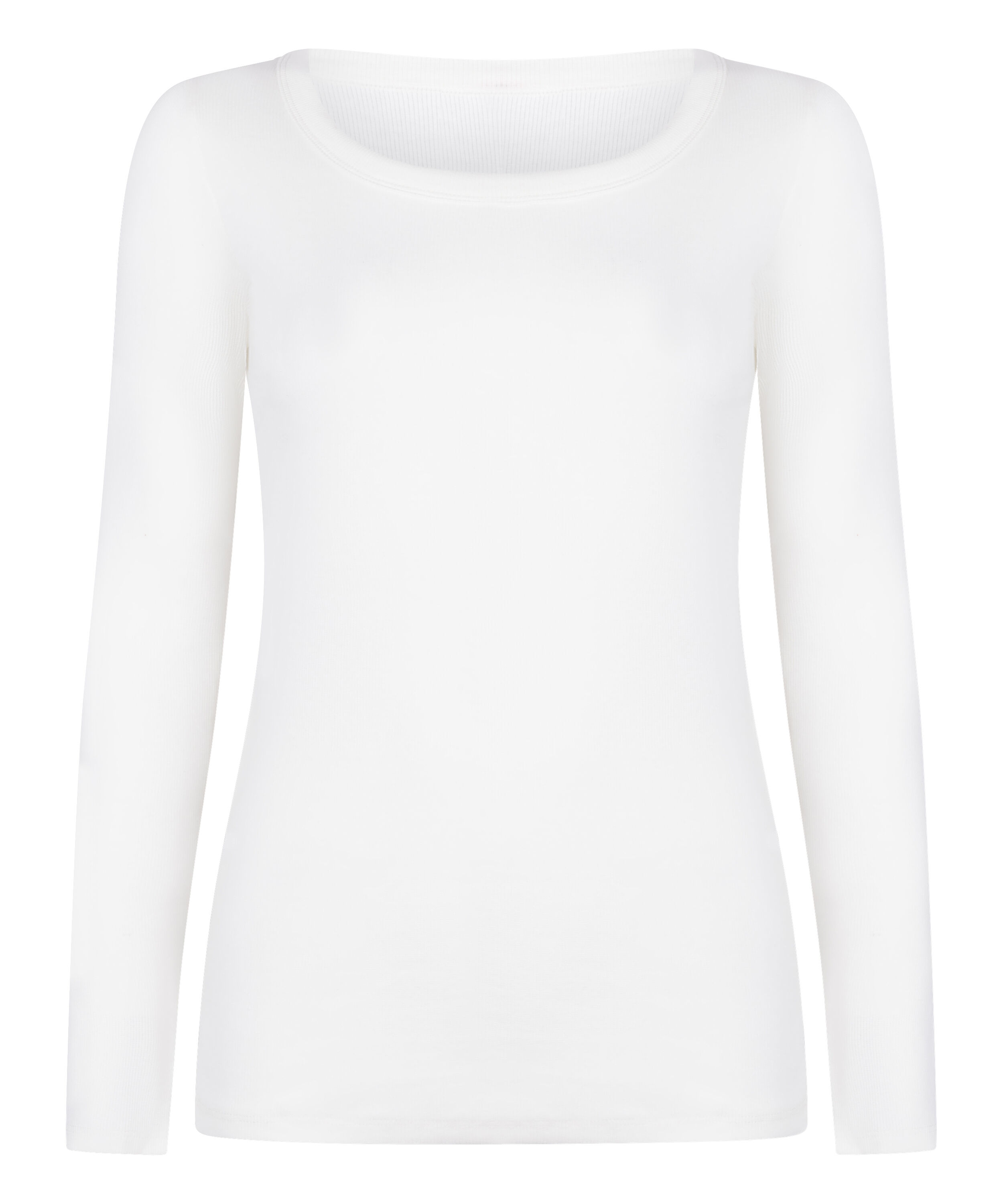 Pyjamatop Bomuld, Hvid