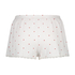 Pyjamasshorts Pointelle, Hvid
