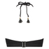 Borneo Mesh bikini-croptop med bøjler, Sort