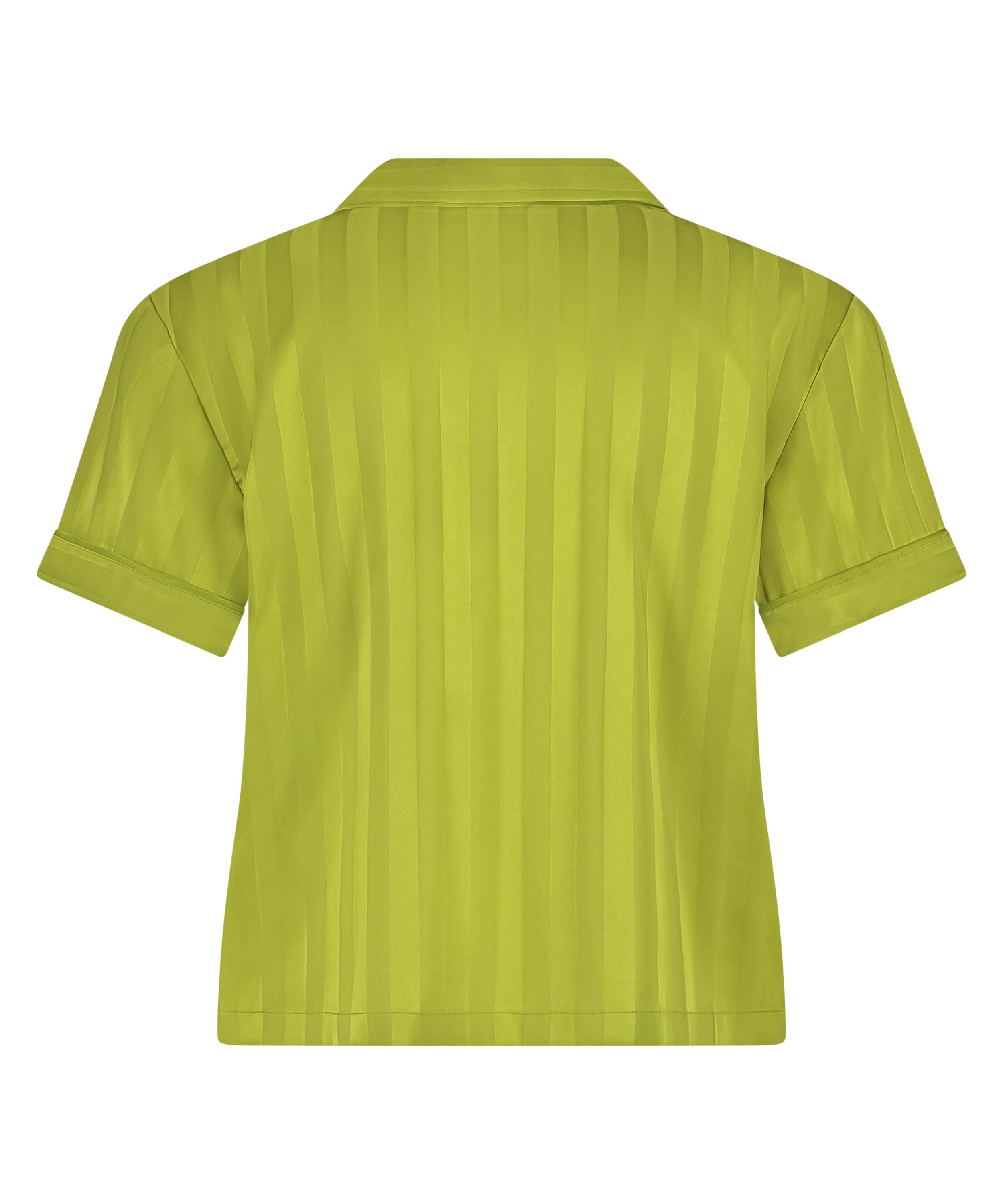 Kort&aelig;rmet satinjakke, Gr&oslash;n, main