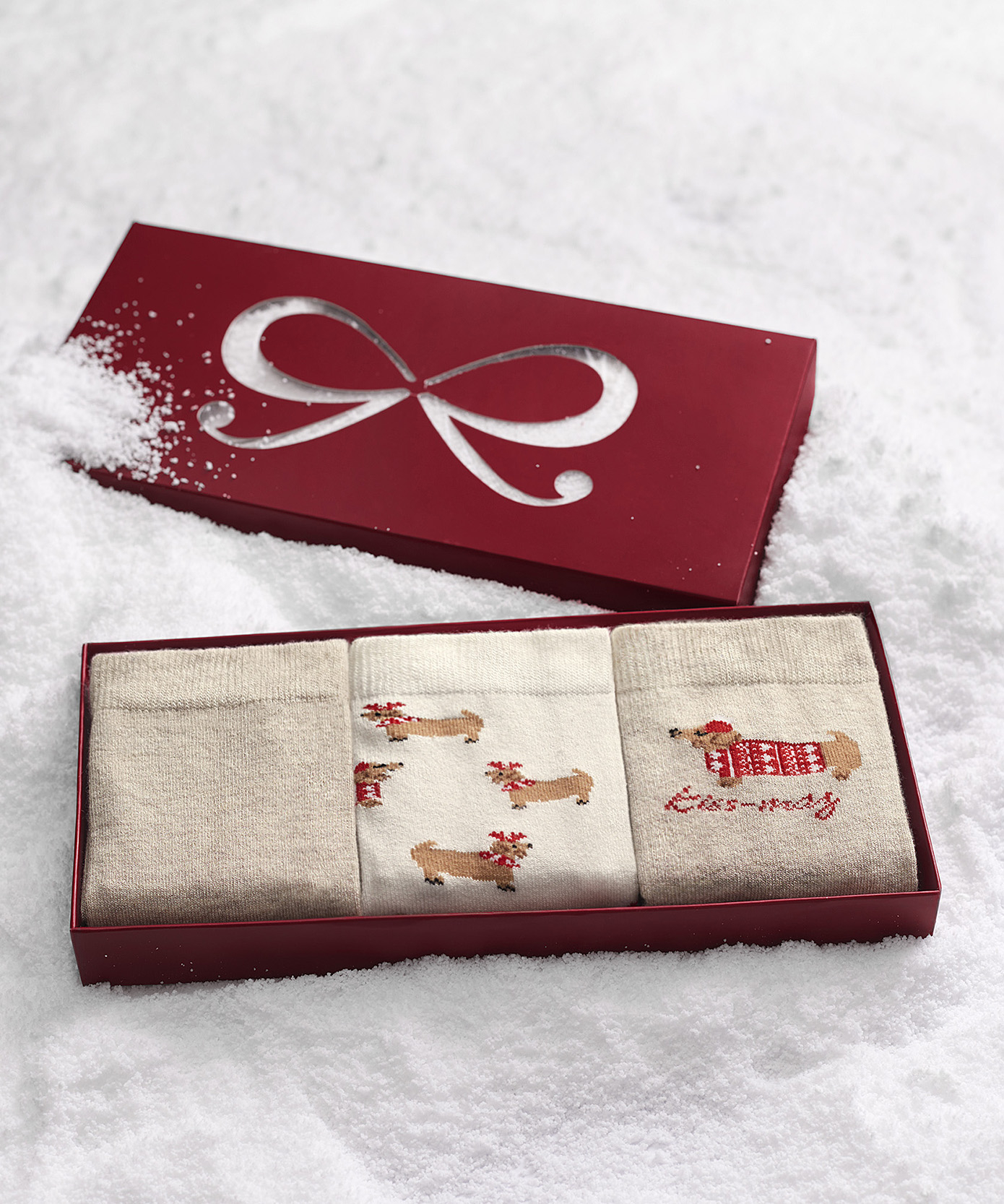 3 par Str&oslash;mper Giftpack, Hvid, main