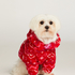 Hunde-onesie, rød