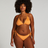 Trekantsbikinitop Scallop Lurex, Orange