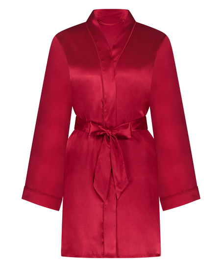 Satin kimono, R&oslash;d