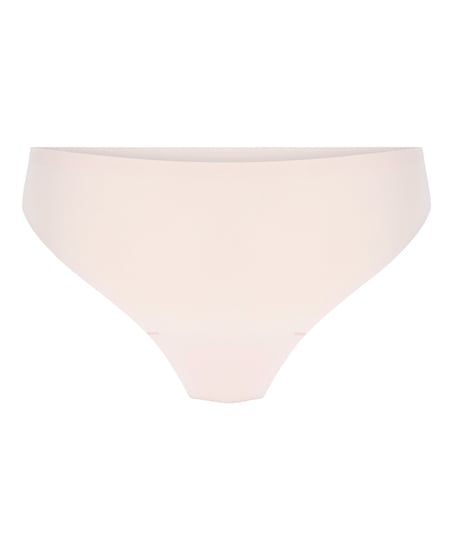 Usynlig basis-g-streng, Beige
