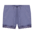 Shorts velour Lace, Lilla