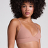 Smooth Triangle Bralette, Brun