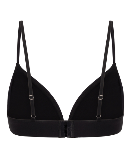 Smooth Triangle Bralette, Sort
