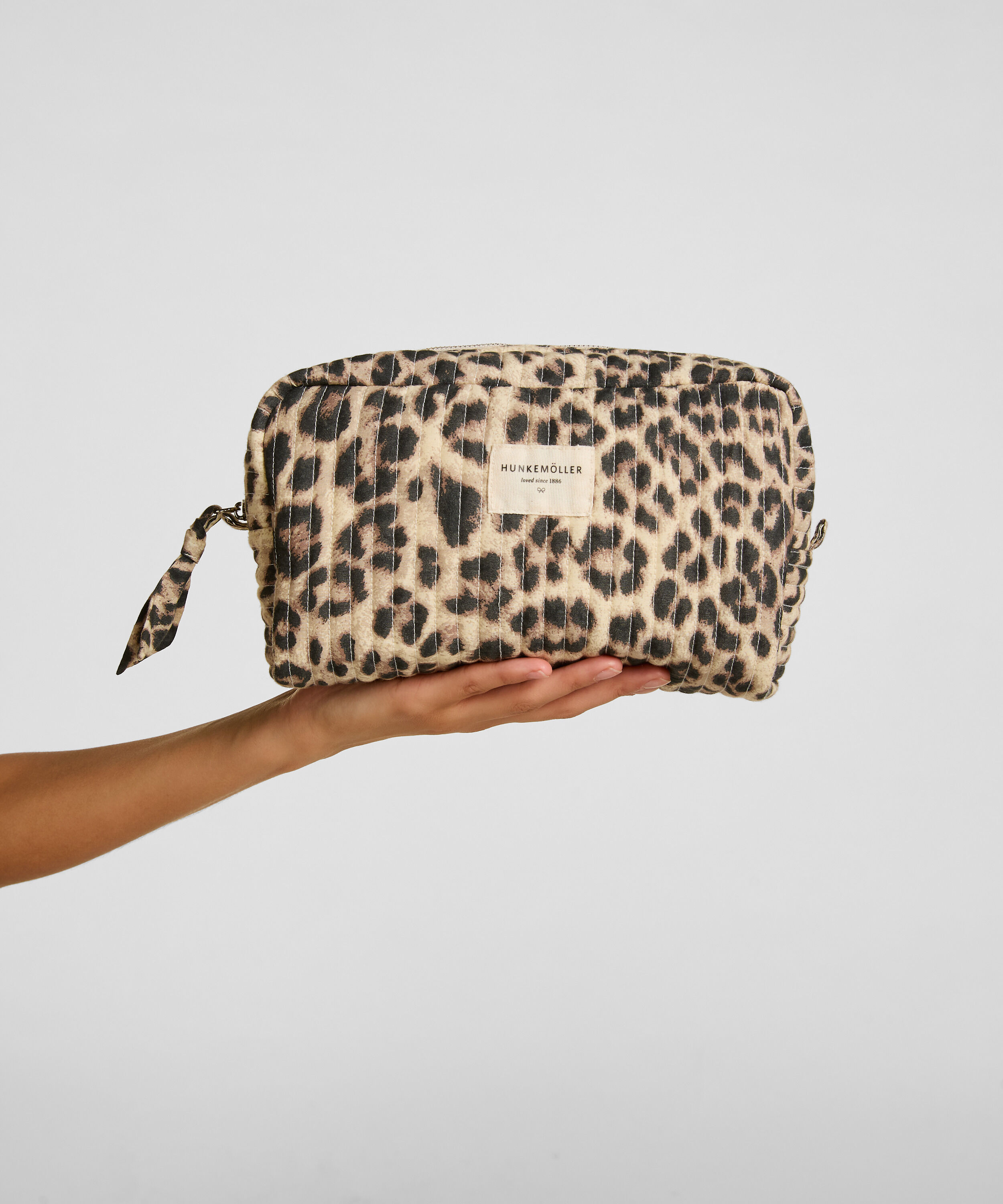 Make-Up Taske Stor Leopard