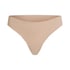 Usynlig basis-g-streng, Beige