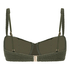 Caire ikke-formstøbt bikinitop med bøjle, Grøn