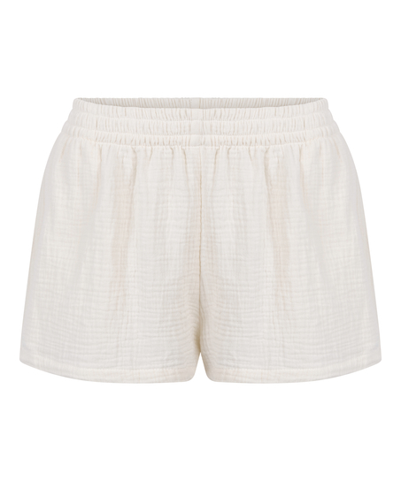 Muslin shorts, hvid