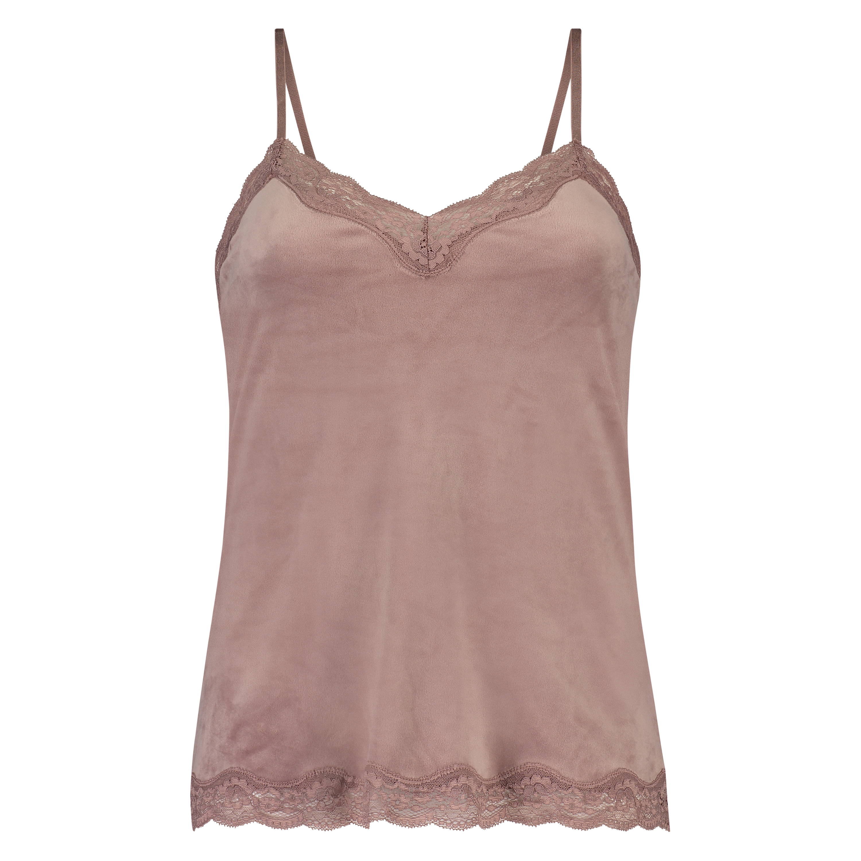 Cami top Velours Lace, Lyser&oslash;d, main
