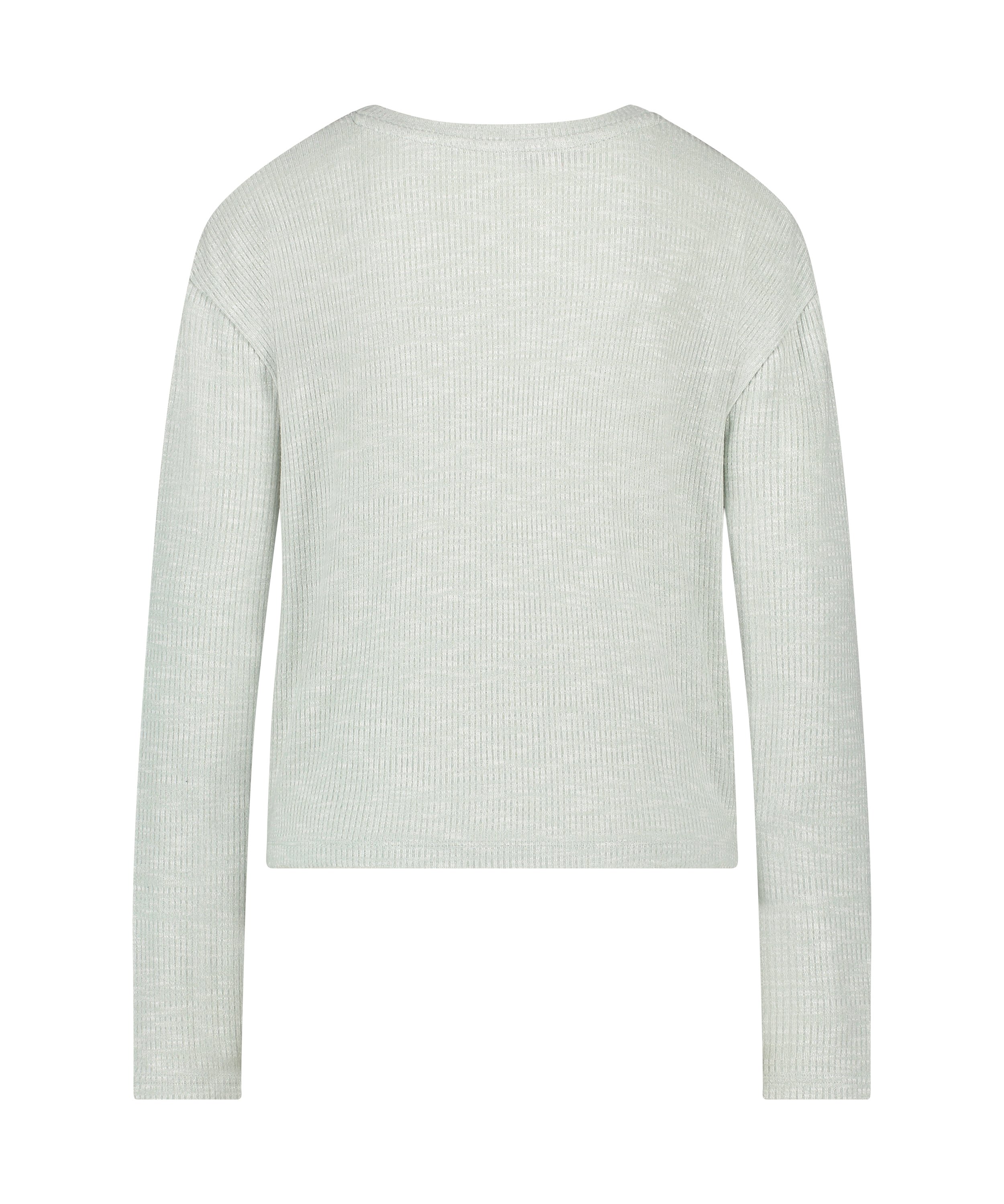 Lang&aelig;rmet pyjamastop, Gr&oslash;n, main